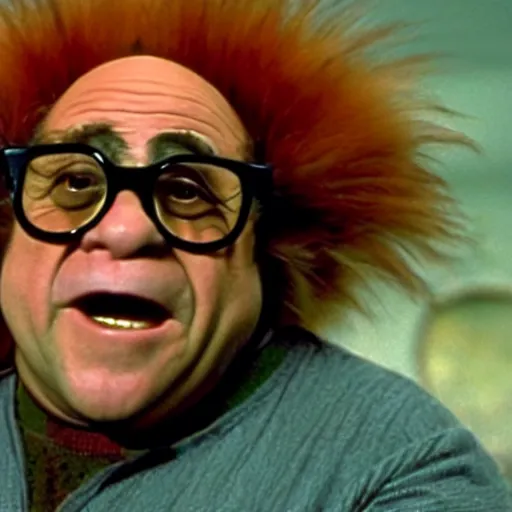 film still of danny devito wearing his glasses as | Stable Diffusion ...