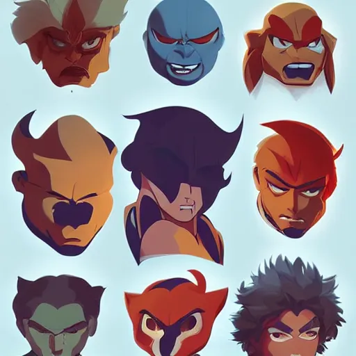 Prompt: face icon stylized minimalist thundercats, loftis, cory behance hd by jesper ejsing, by rhads, makoto shinkai and lois van baarle, ilya kuvshinov, rossdraws global illumination