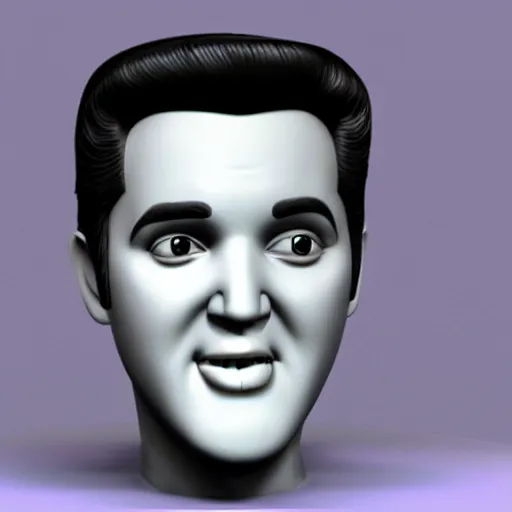 Prompt: elvis presley, 3 d render, pixar,