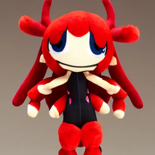 Prompt: cute fumo plush of a spidergirl, anime girl