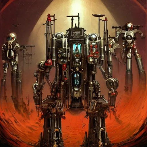 Image similar to adeptus mechanicus