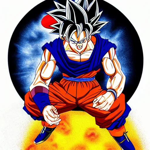 Image similar to a portrait of Goku juggling the Dragon Balls, photorealistic, award winning photo, sharp, high resolution