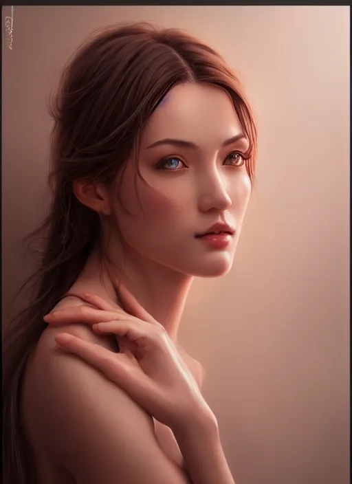 Image similar to photo of a gorgeous young woman in the style of stefan kostic, realistic, sharp focus, 8k high definition, insanely detailed, intricate, elegant, art by stanley lau and artgerm