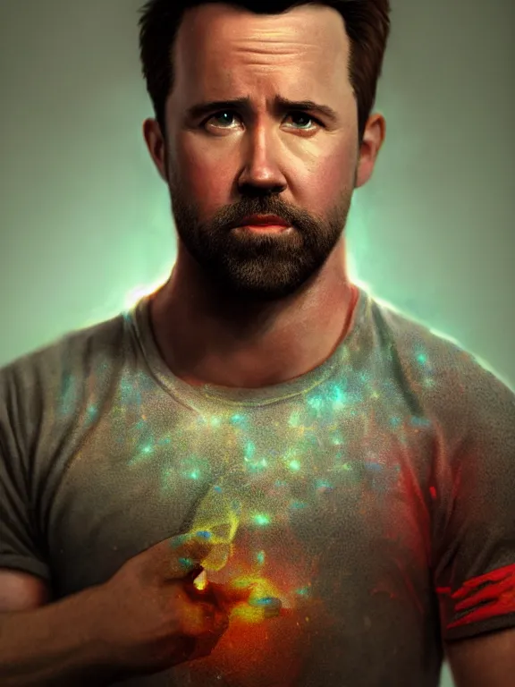 Prompt: portrait art of Rob Mcelhenney 8k ultra realistic , lens flare, atmosphere, glow, detailed,intricate, full of colour, cinematic lighting, trending on artstation, 4k, hyperrealistic, focused, extreme details,unreal engine 5, cinematic, masterpiece