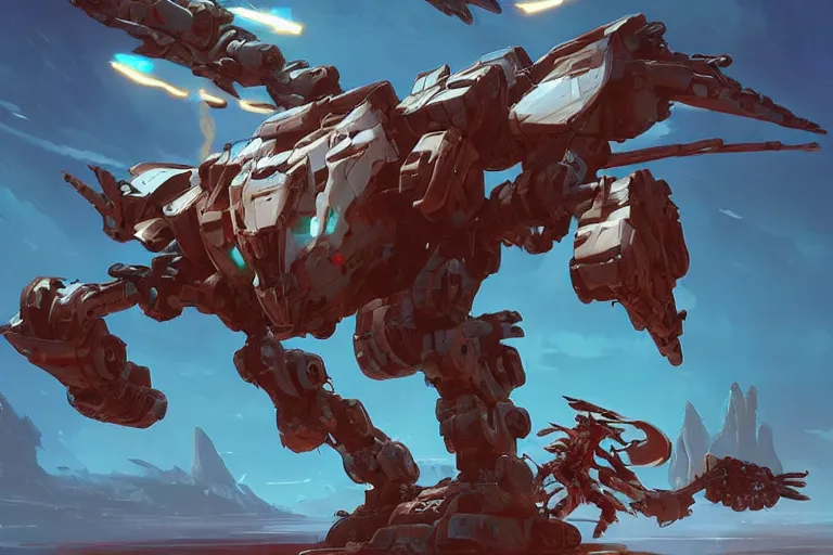 Image similar to stormbird machine mecha animal beast robot of horizon forbidden west horizon zero dawn bioluminiscence, behance hd by jesper ejsing, by rhads, makoto shinkai and lois van baarle, ilya kuvshinov, rossdraws global illumination