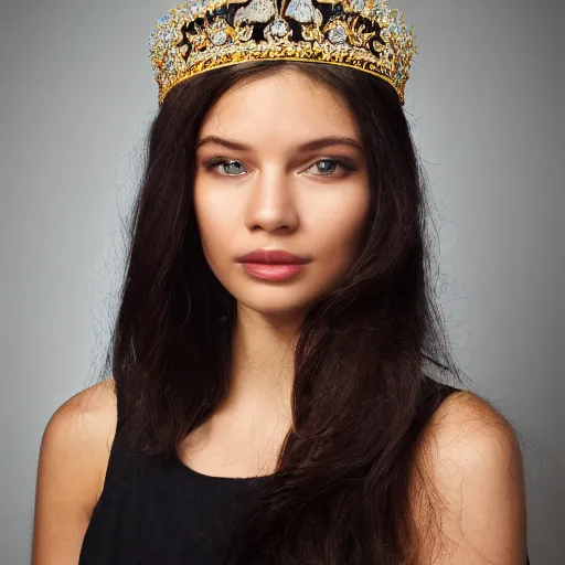 Image similar to tiara on her head