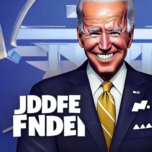 Prompt: Joe Biden in Fortnite