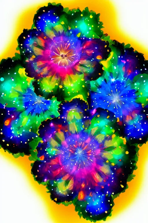 Image similar to cosmic flowers