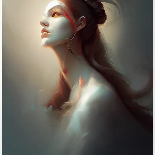 Prompt: beautiful portrait of a woman by Peter Mohrbacher and Ross Tran, cgsociety, artstation, fresco textured, hdr, ethereal