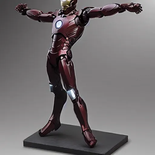 Prompt: Michelangelo sculpture of Ironman