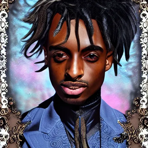 Image similar to playboi carti in steampunk style digital art 4 k the detailed super realistic