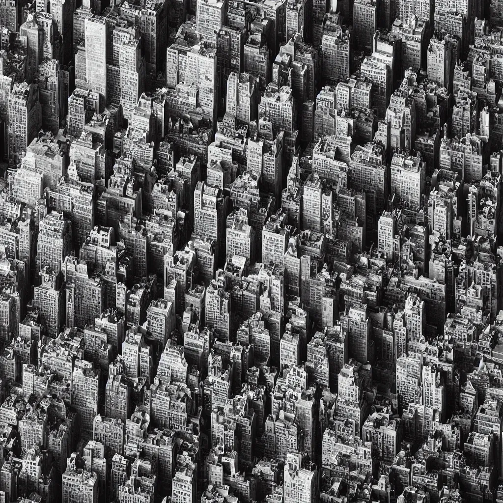 Prompt: city Block of new york after a apocalypse, top down perspecrive