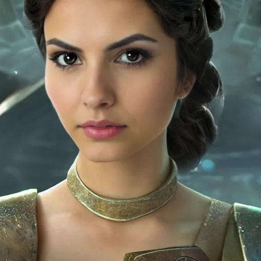 Image similar to victoria justice as princess padme in star wars episode 3, 8 k resolution, cinematic lighting, anatomically correct