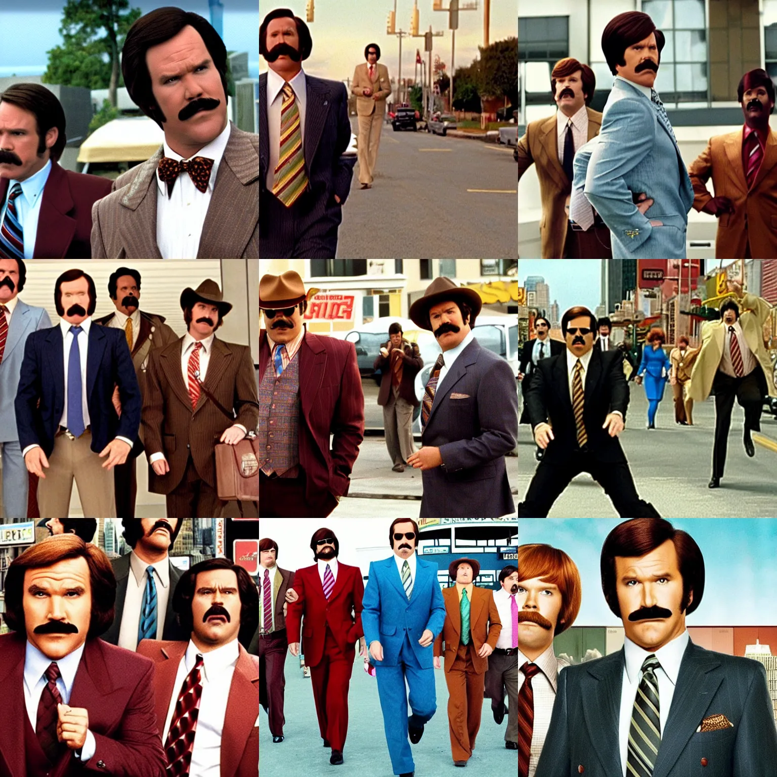 Prompt: a film still from anchorman ( 2 0 0 4 )