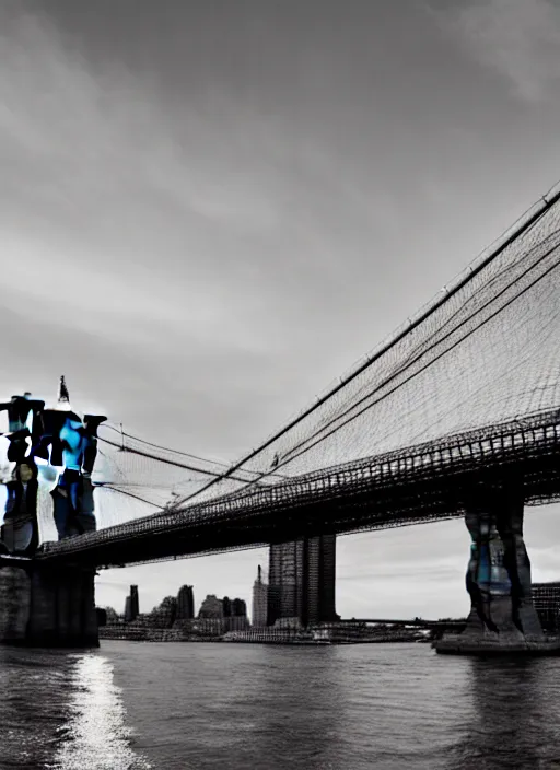 Prompt: beautiful brooklyn bridge photography award winning cinematography