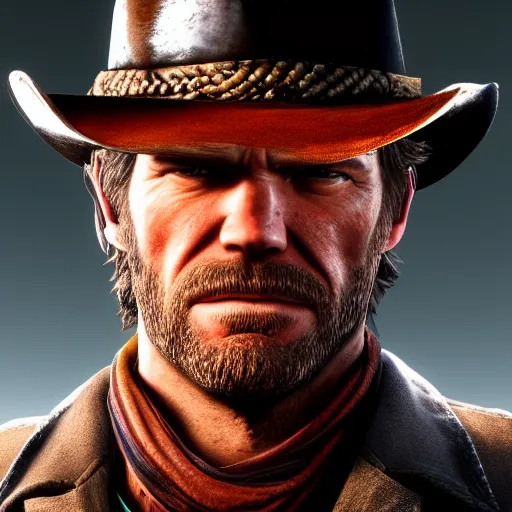 Arthur Morgan covering his face in public before it was cool