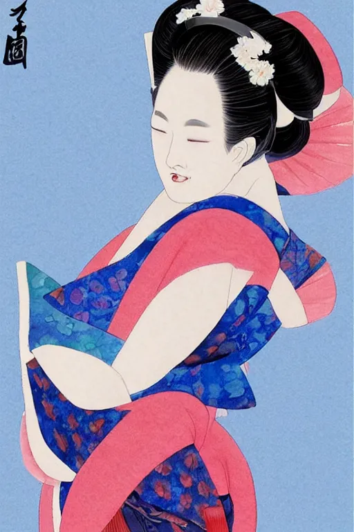 Image similar to extremely sensual geisha full body, seductive pose, full body, digital art, 8k, character, realistic, portrait, photorealism, japan watercolour, masterpiece art