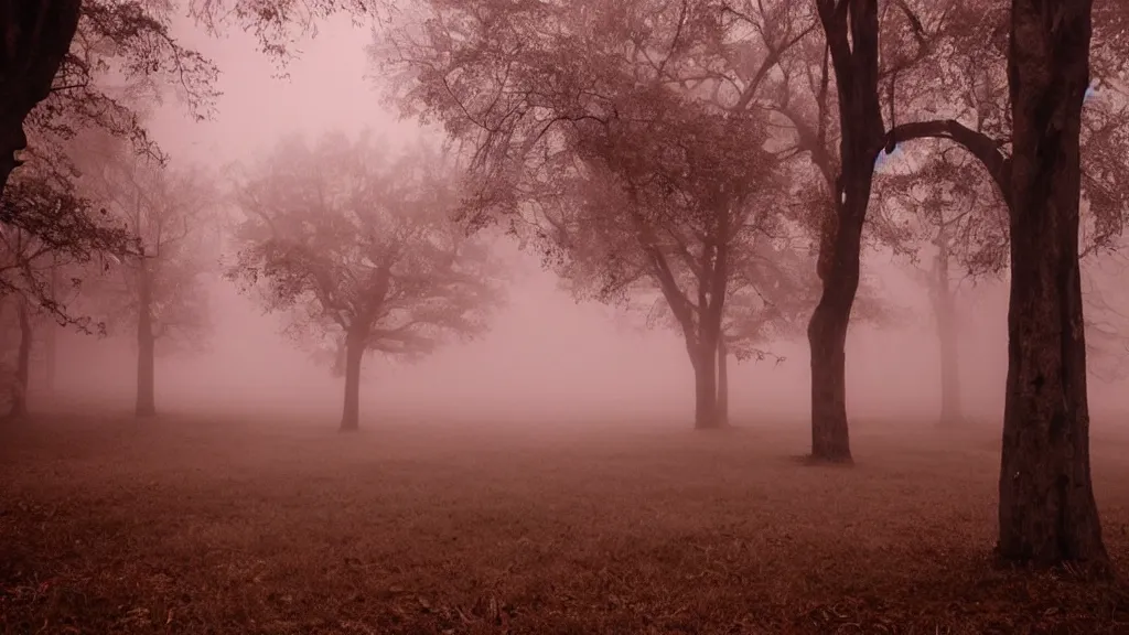 Image similar to an ancient city! lost in time!! fog! red haze! photography! realistic!!