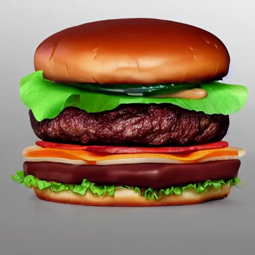 Image similar to mimic themed burger from macdonalds