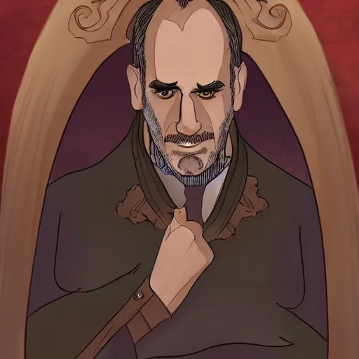 Prompt: stannis baratheon as a disney character