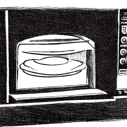 Prompt: mc escher drawing of an impossible oven