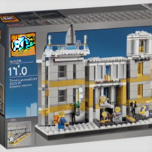 Image similar to mar - a - lago fbi raid lego set