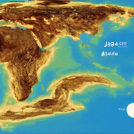 Image similar to this is a land on an unforgiving world of churning oceans and jagged coastlines. every habitable island is situated somewhere along the planet's equator where the weather is still volatile but more hospitable than any points to the north or south