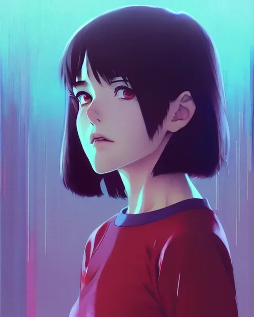 Prompt: Anime as Kiernan Shipka, realistic shaded Perfect face, fine details. Anime. realistic shaded lighting poster by Ilya Kuvshinov katsuhiro otomo ghost-in-the-shell, magali villeneuve, artgerm, Jeremy Lipkin and Michael Garmash and Rob Rey