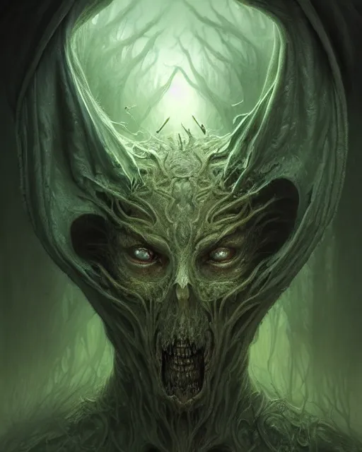 Image similar to concept art by artgerm, pestilence of the four horsemen of the apocalypse, soft green natural light, intricate, hooded death, fungus, highly detailed dark art, digital painting, artstation, concept art, smooth, sharp focus, illustration, art by greg rutkowski and luis rollo and uang guangjian and gil elvgren, symmetry!