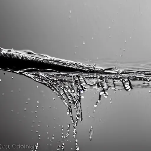 Image similar to Soaking wet soggy fish stick drenched with a stream water from a faucet on a moist wet plate dripping with water very wet fish sticks macro lens