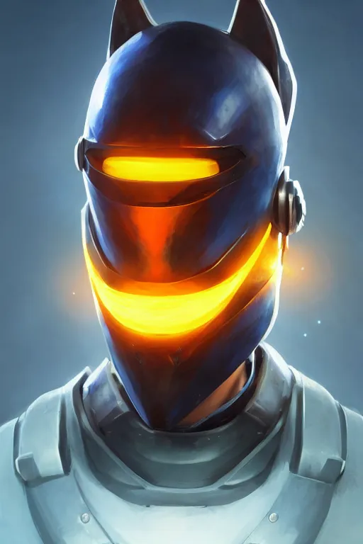 Image similar to epic mask helmet robot ninja portrait stylized as fornite style game design fanart by concept artist gervasio canda, behance hd by jesper ejsing, by rhads, makoto shinkai and lois van baarle, ilya kuvshinov, rossdraws global illumination radiating a glowing aura global illumination ray tracing hdr render in unreal engine 5