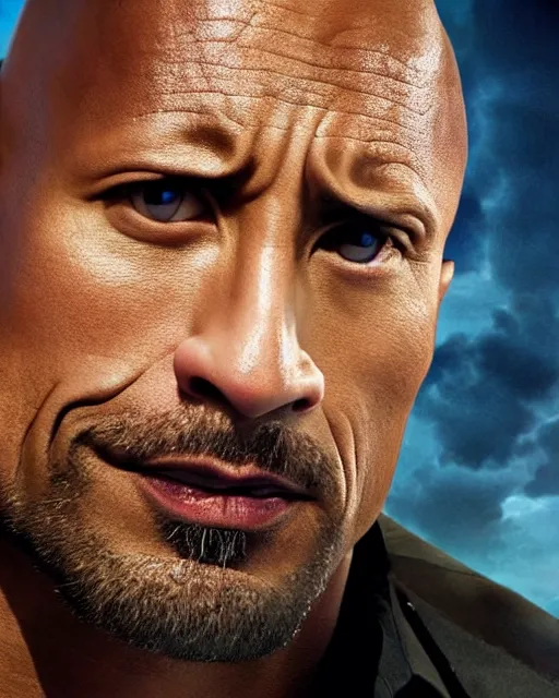 film still close up shot of dwayne johnson as | Stable Diffusion | OpenArt