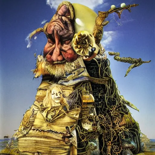 Prompt: art by terry gilliam