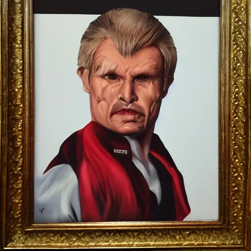 Image similar to evil ken portrait, legendary pose