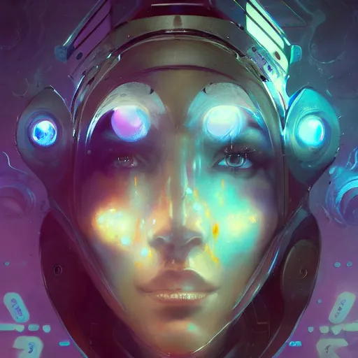 Prompt: portrait of a beautiful cybernetic hex, cyberpunk concept art by pete mohrbacher and seb mckinnon and beksinski and josan gonzales, digital art, highly detailed, intricate, sci-fi, sharp focus, Trending on Artstation HQ, deviantart, unreal engine 5, 4K UHD image