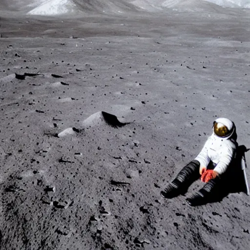 Image similar to michael stipe on the moon