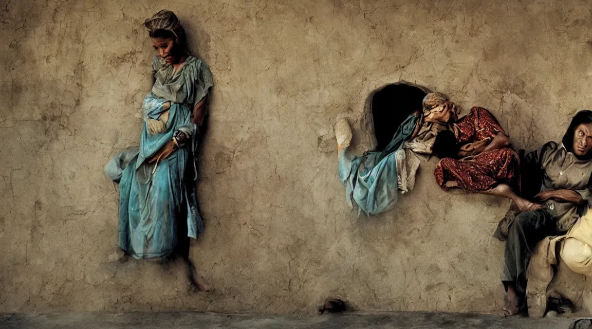 Image similar to photograpy ofred pill taked by Steve McCurry