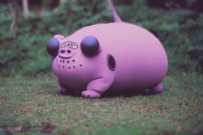 Image similar to a photo of koffing as a real creature in the real world, kodak ektachrome e 1 0 0 photography