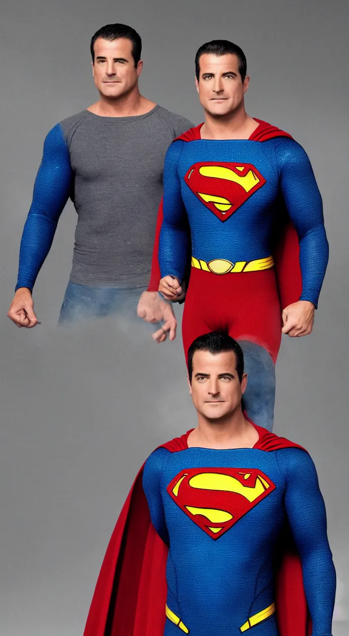 Image similar to George Eads as Superman