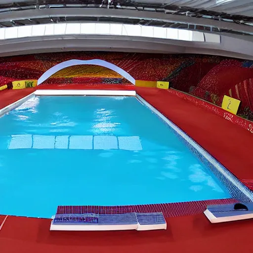 Image similar to olympic lasagna pool