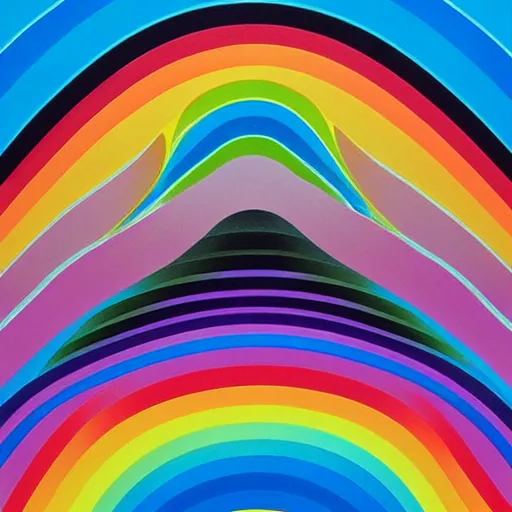 Prompt: 🌈 🕳!!! by shusei nagaoka, david rudnick, airbrush on canvas, pastell colours, cell shaded!!!