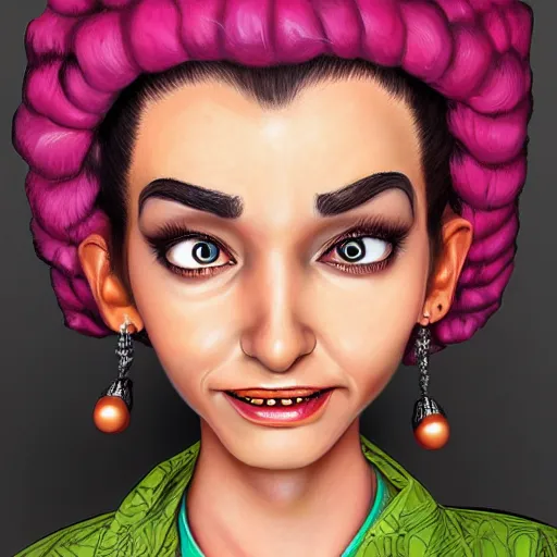 Image similar to Didi Pickles in real life, portrait, photograph, realistic, hyperrealistic, highly detailed, very detailed, extremely detailed, detailed, digital art, trending on artstation