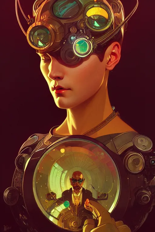 Image similar to a portrait of arnim zola, fantasy, sharp focus, intricate, elegant, digital painting, artstation, matte, highly detailed, concept art, illustration, ambient lighting, art by ilya kuvshinov, artgerm, alphonse mucha, and greg rutkowski