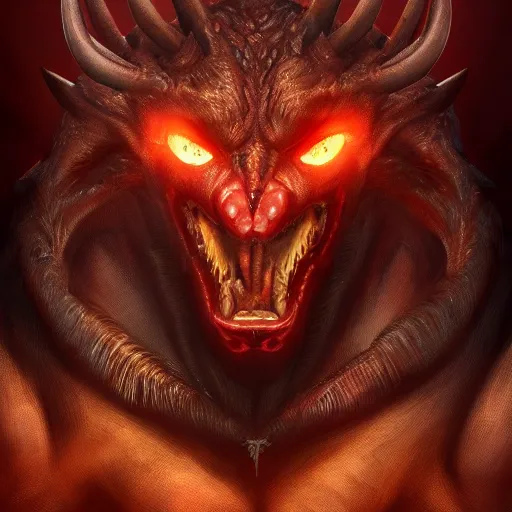 Image similar to Devil Malphas , detailed, studio lighting, trending on Artstation, award winning