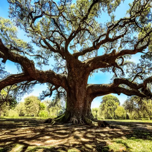 Image similar to a huge ancient oak, hd photography