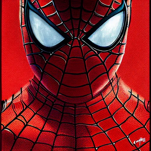 Prompt: ultra realistic portrait painting of spiderman, art by akira toriyama, 4 k, dragon ball artstyle, cel shaded, highly detailed, epic lighting