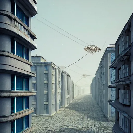 Prompt: soviet style buildings in a city on the Moon, Neo Norilsk, Neo Kyiv, sci-fi, enchanting, photorealistic, intricate, very very beautiful, elegant, smooth, photorealistic, cinematic, Octane renderer, by Evgeny Zubkov, by Marat Zakirov, trending on Behance