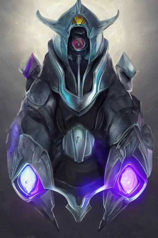 Image similar to helmet armor guardian destiny in witch queen illumination ray tracing hdr fanart arstation by sung choi robot ninja mask and eric pfeiffer and gabriel garza and casper konefal