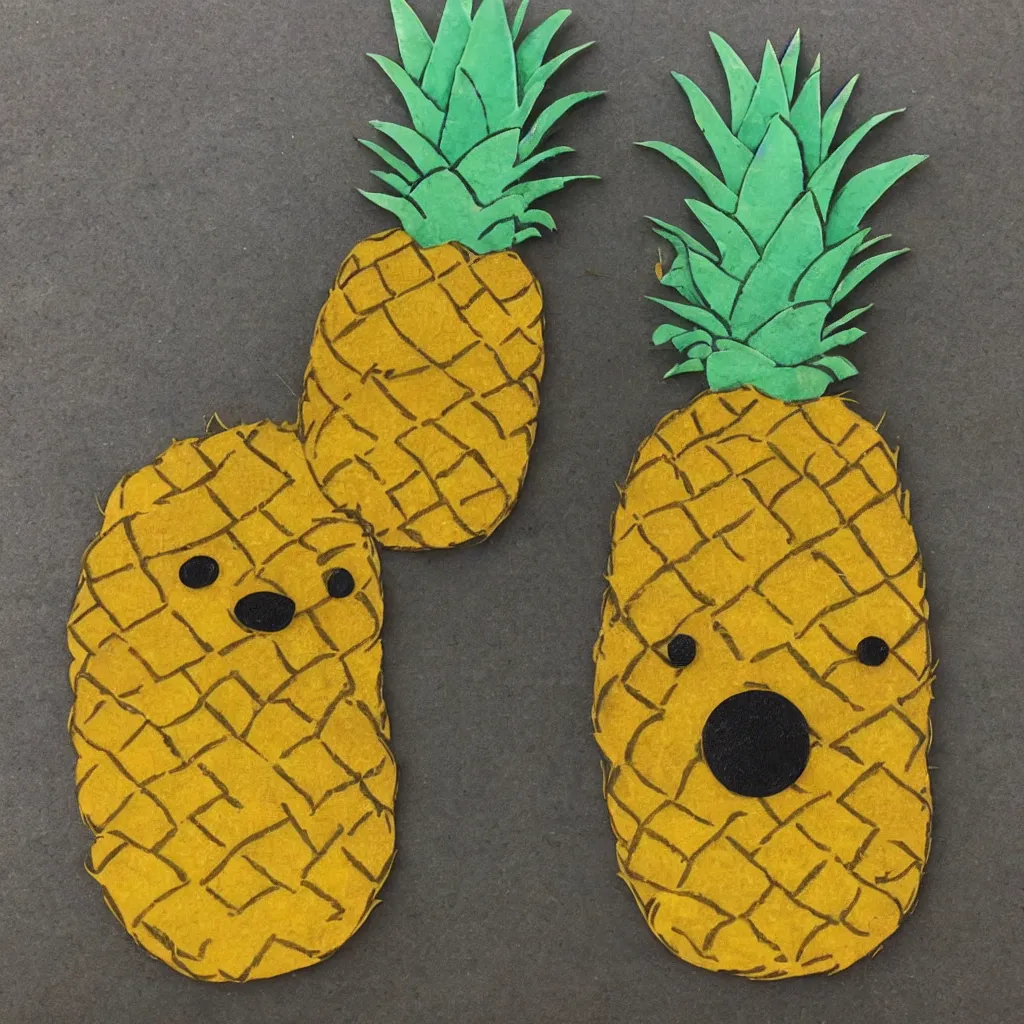 Image similar to pineapple that looks like doge