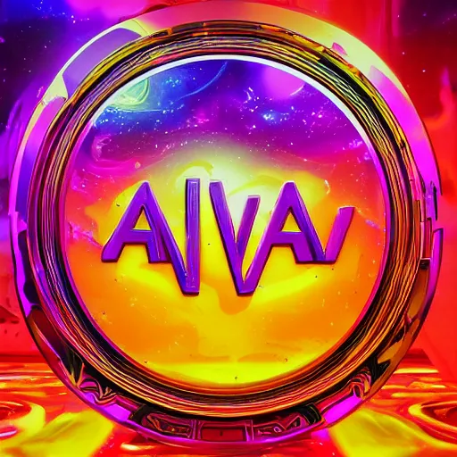 Image similar to a and w vaporwave logo, colorful, digital art, cosmic, 3 d high definition, trending on art station, photorealistic, high resolution, 8 k, octane, hyper detailed, insane details, intricate, elite, ornate, elegant trend, highly detailed and intricate, sharp focus, photography, unreal engine